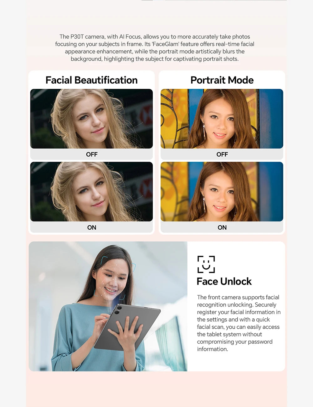 Tableta Teclast P30T Android 15 de 10,1" IPS, hasta 12 GB de RAM, 128 GB de ROM, procesador T606 de 8 núcleos, batería de 6000 mAh, teclado, funda, ratón, lápiz óptico, auriculares y soporte.